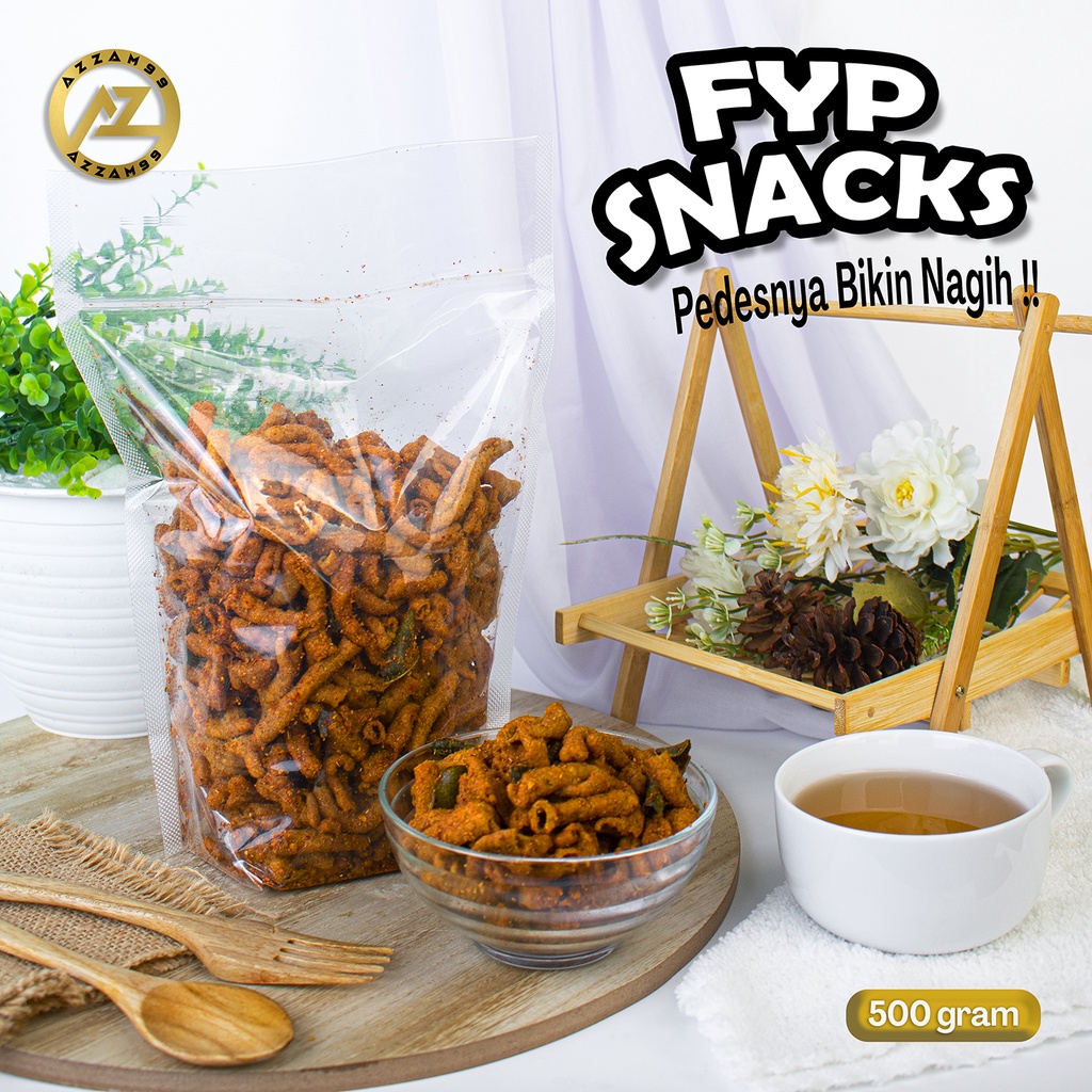 

KERIPIK USUS PEDAS 500 GRAM/CEMILAN PEDAS/KERIPIK