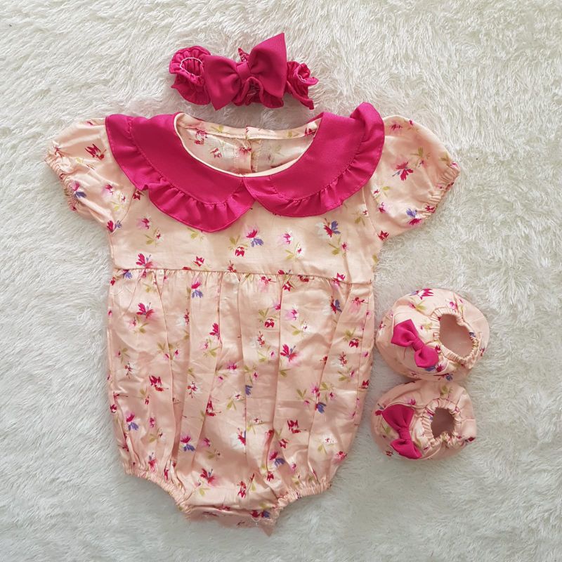 Baju bayi Ribbon Flo Jumper