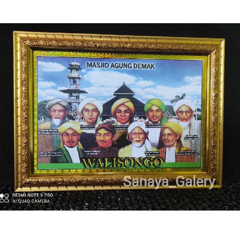 Kekinian.. bingkai foto wali songo-wali 9 +bingkai murah B0Z