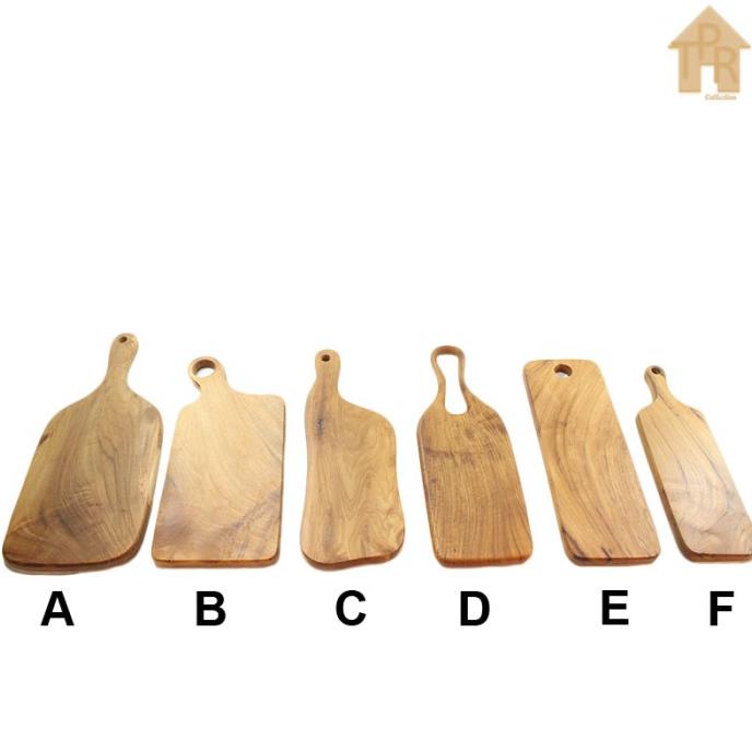 Talenan Kayu Jati Premium Grade - Rustic