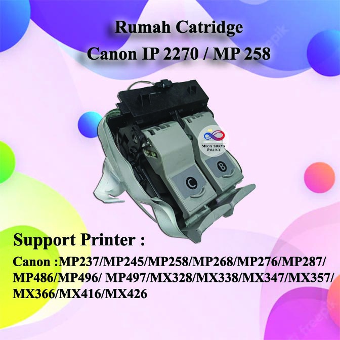 Rumah Catridge Canon ip2770 MP237 MP245 MP258 MP268 MP276 MP287