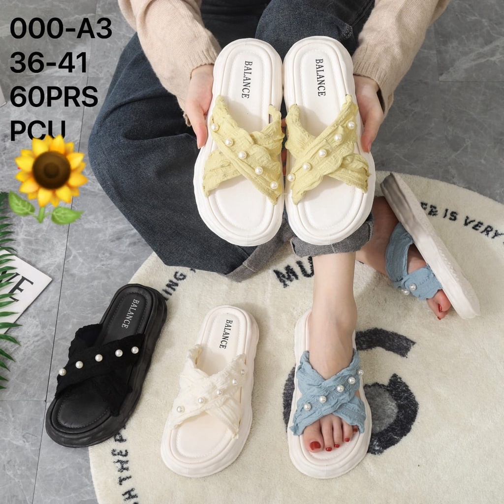 Sandal Karet Jelly Wedges Wanita Import Model Fashion KoreaTerbaru Original Kekinian by AGUNG STYLE Balance 000-A3