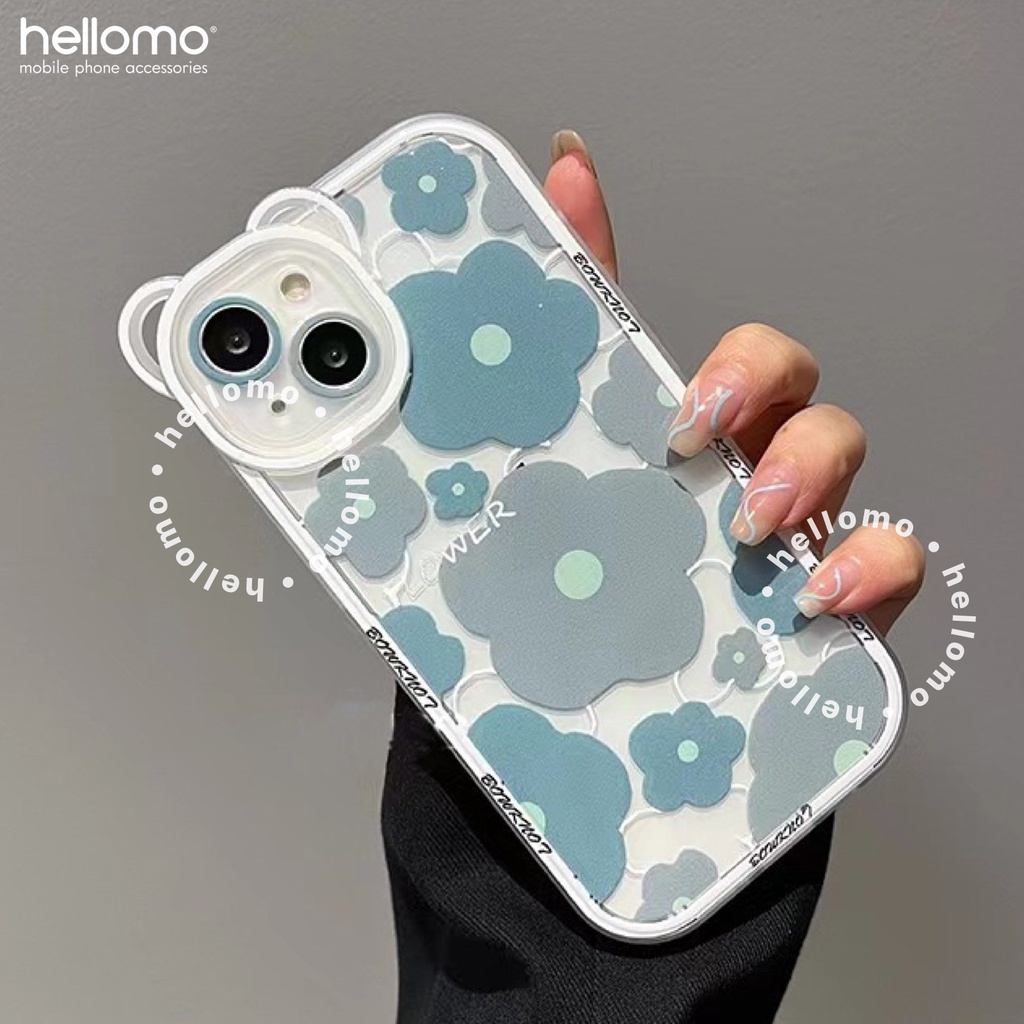 Casing Silikon iPhone TPU Soft Case Silicone Kartun Motif Bunga Lucu Flower