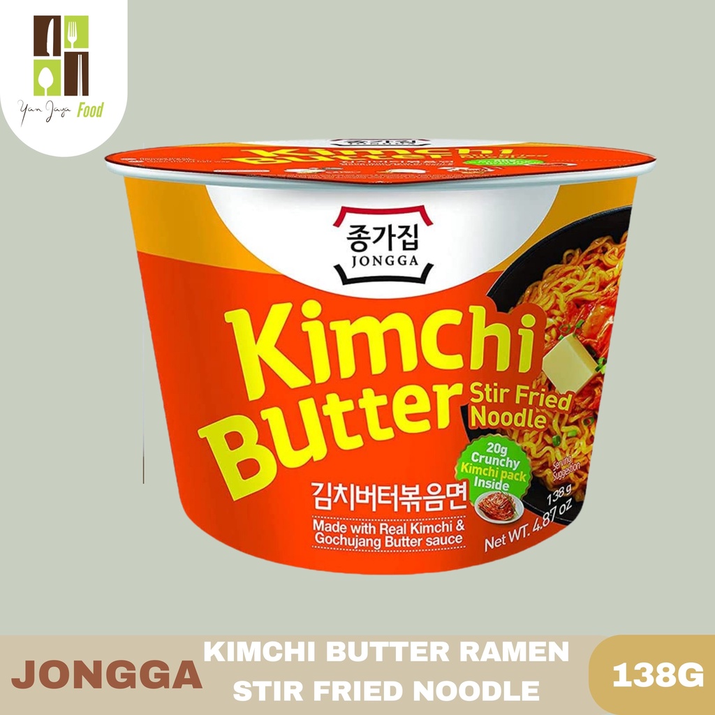 Jongga Kimchi Butter Ramen Stir Fried Noodle 138g