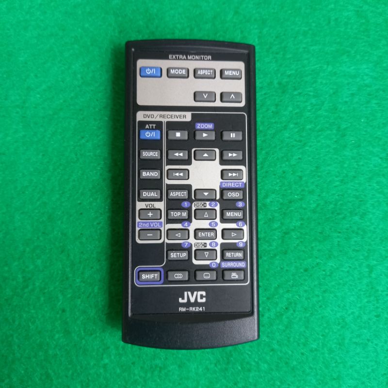 Remote DVD Tape Mobil JVC Original Asli . RM - RK241 .