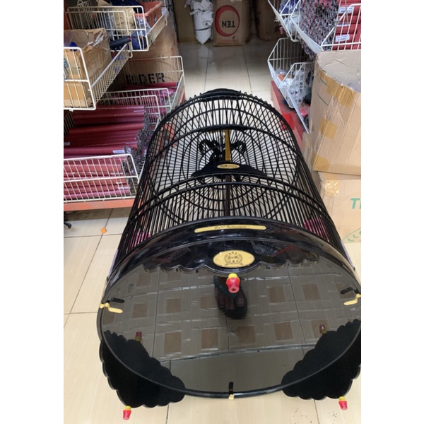 Unik accessories SANGKAR KANDANG BURUNG MURAI BATU BNR PVC BLACK MAGIK BAR Murah