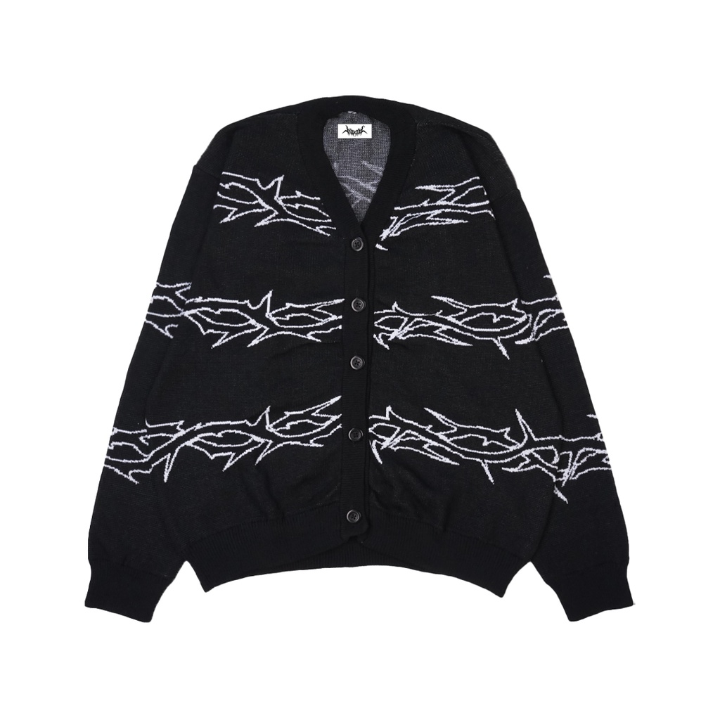 CARDIGAN OVERSIZE | WIRED | BLACK | YIKESALLDAY