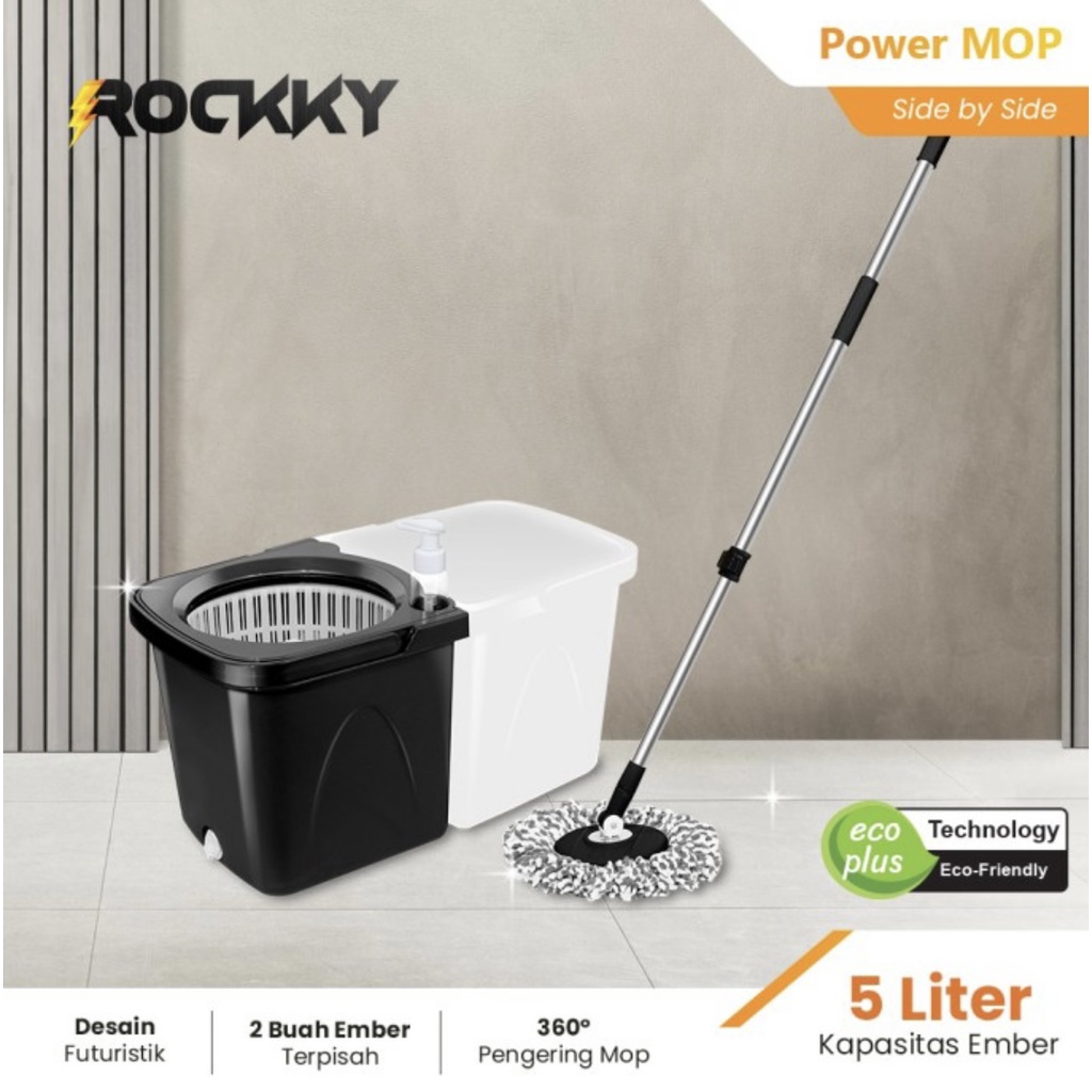 Rockky Power MOP Side By Side Alat Pel Otomatis