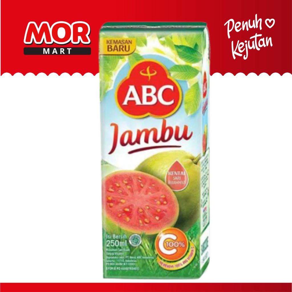 

ABC Jus Jambu Guava Juice Vitamin C Tpk ktk 250 ml