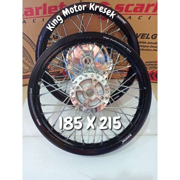 Velg Jari Jari Ring 14 185 X 215 Merk Scarlet Untuk Motor Beat Vario Scoopy Genio Spacy Satu Set