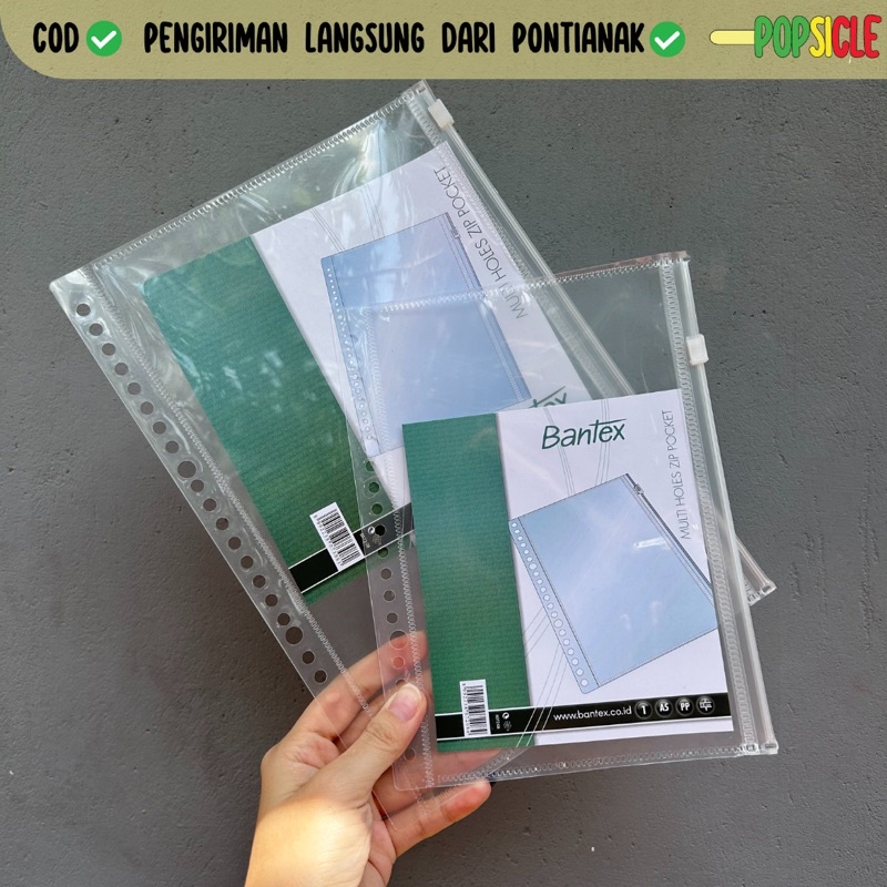 

Kantong Zipper Flashee Binder A5 B5 Binder 20 Ring 36 Ring Bening Transparan Multifungsi Multiguna Zipper Murah