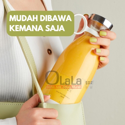 BLENDER PORTABLE JUICER BOTOL TRAVEL MULTIFUNGSI OLL-A578 420ML