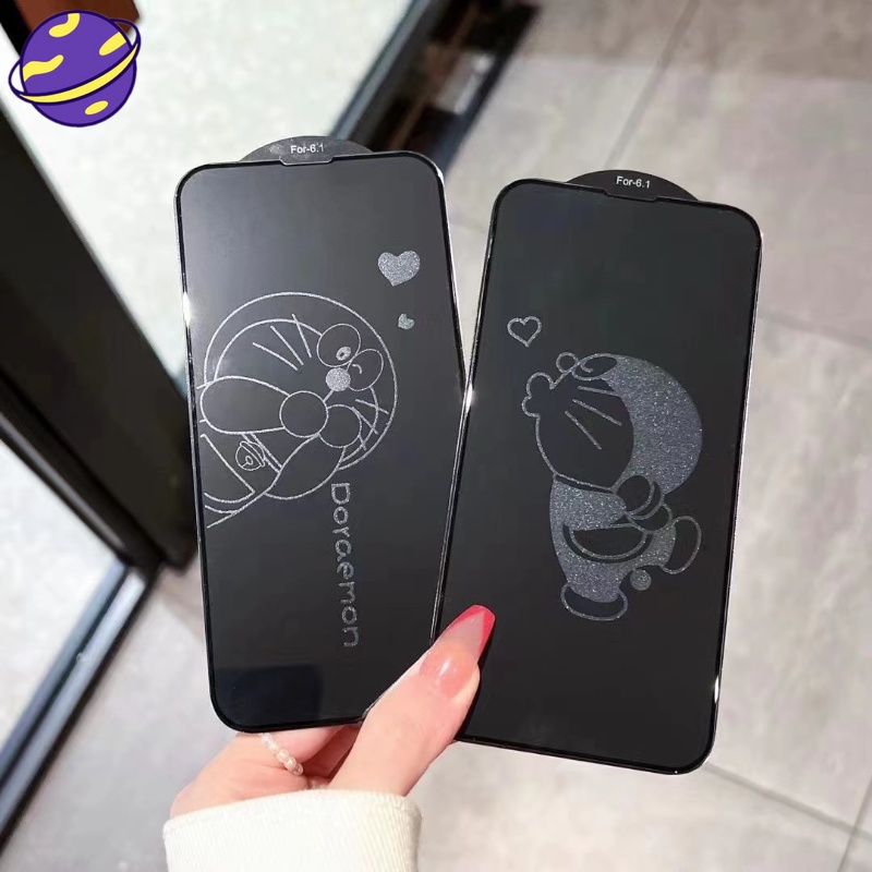 IPHONE Film Pelindung Tempered Kaca Bermotif Cocok Untuk Iphone14 13 12 11 Pro X XS XR XS Max14 Plus HD Film Full Set Pelindung Layar Invisible