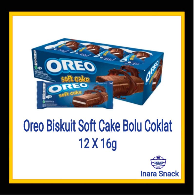 

Oreo biskuit soft cake bolu coklat box 12x16g