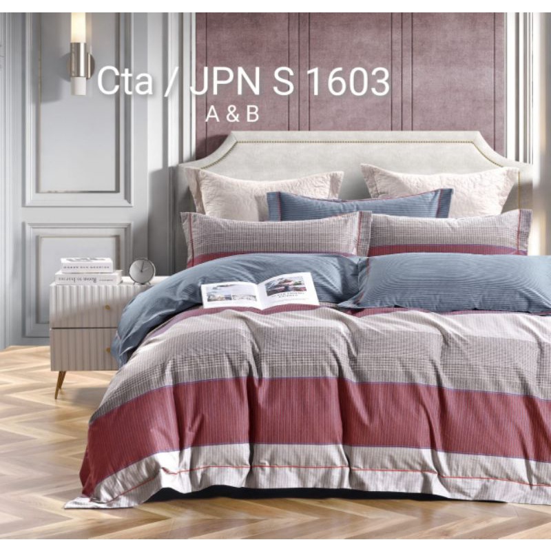 sprei katun jepang 180x200x25/30