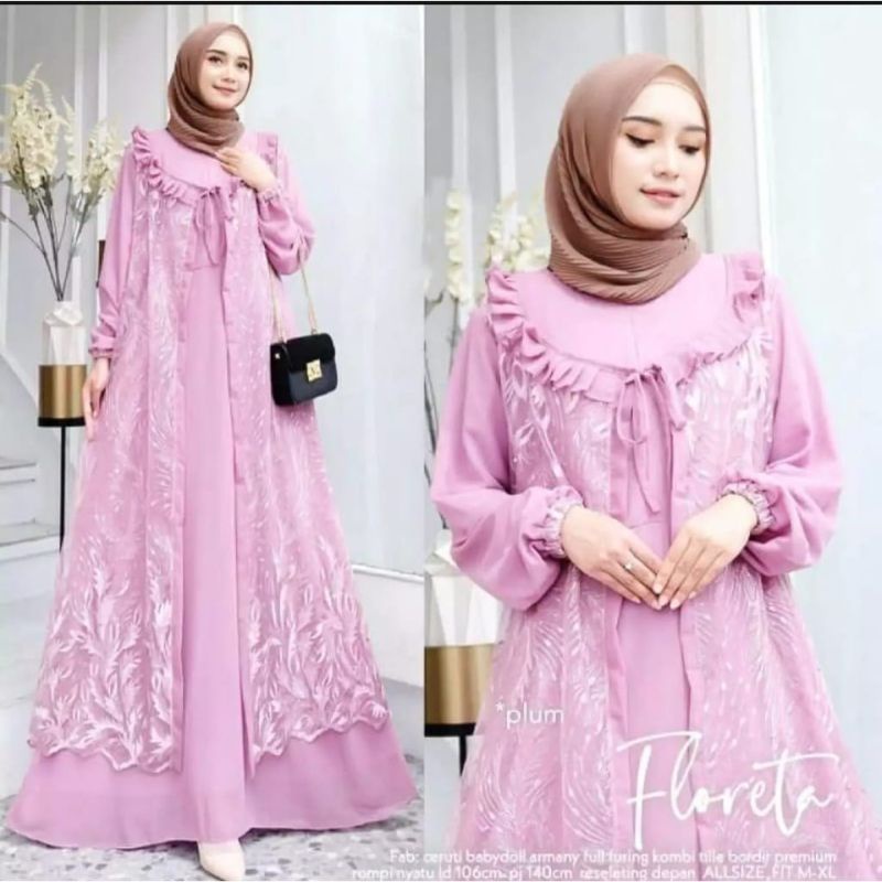 Floreta Dress #Drestermurah ( COD )