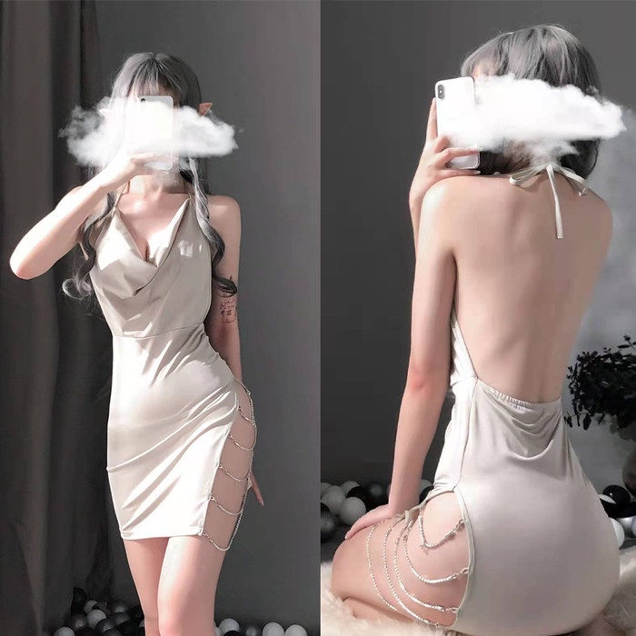CJSW-E001 TINO TINO Sexy Lingerie dress baju sexy wanita bahan satin premium/ Lingerie satin sexy night dress / Sexy night gown
