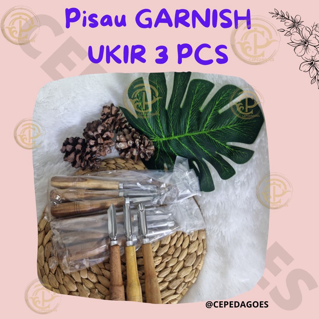 

✦BEST SELLER✦ Pisau garnish isi 3 Pisau Ukir Buah Dan Sayur Pisau Tumpeng / Pisau Ukir Buah Dan Sayur Pisau Tumpeng / pISAU 1 SET ISI 3 BUAH