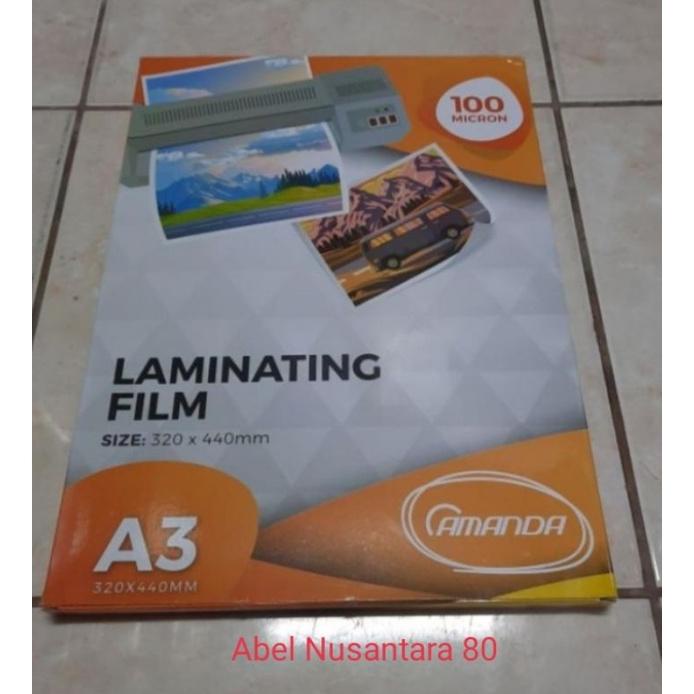 

LAMINATING PLASTIK A3 AMANDA TERLARISS...,,,,,