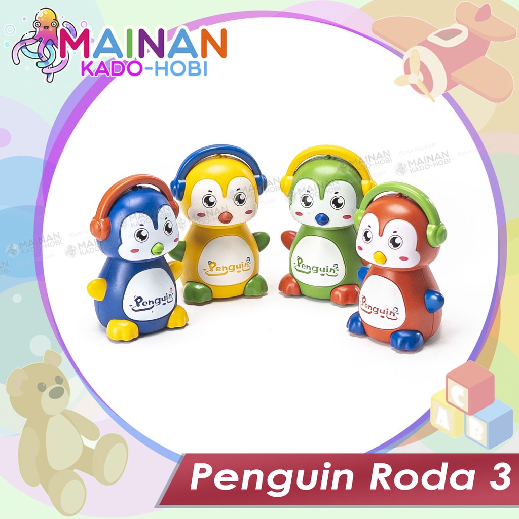 MAINAN ANAK MINI PULLBACK CAR ANIMAL HEWAN RODA 3