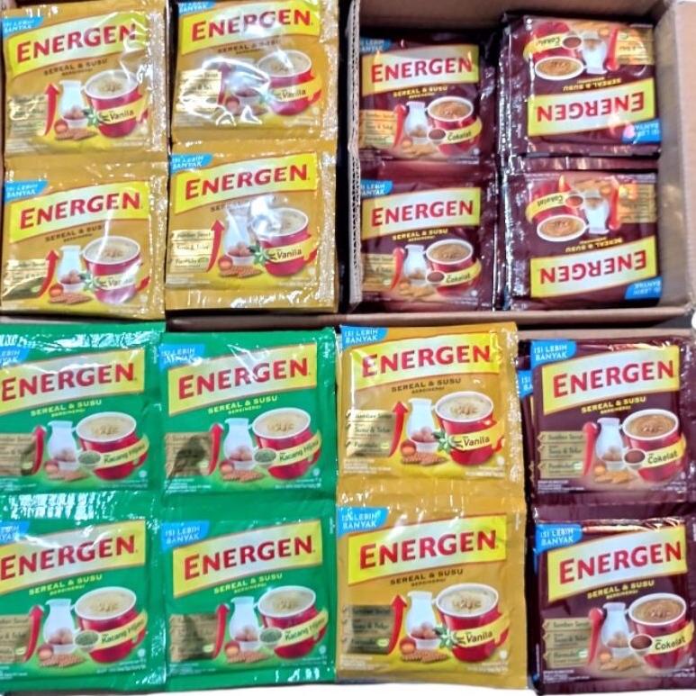 

(I-Z6Z)(㊛) ENERGEN COKLAT / ENERGEN VANILA / ENERGEN KACANG HIJAU SACHET terviral