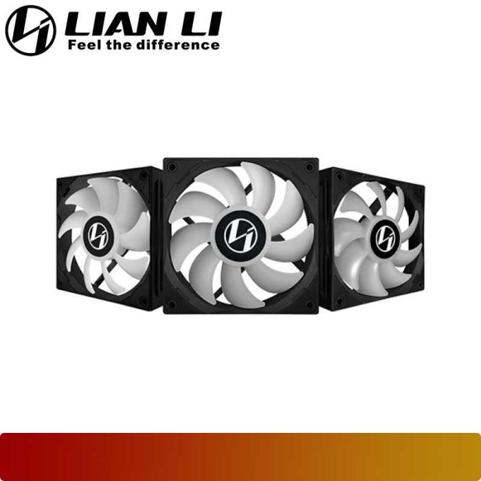 LIAN LI - ST120 3 PACK | HIGH STATIC PRESSURE A-RGB FAN - White