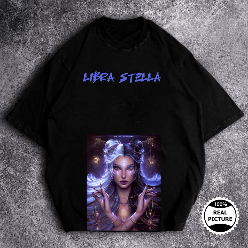 GSC - Kaos Oversize Wanita Libra Stella // Kaos Wanita Bahan Cotton 24s