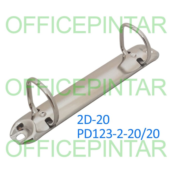 

[OFFICE] RING MEKANIK BINDER 2 LUBANG D TINGGI 2CM PD123-2-20/20