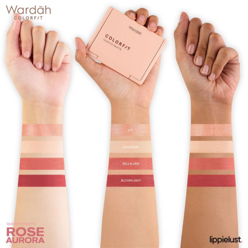 WARDAH Colorfit Quad Eye Palette 6gr