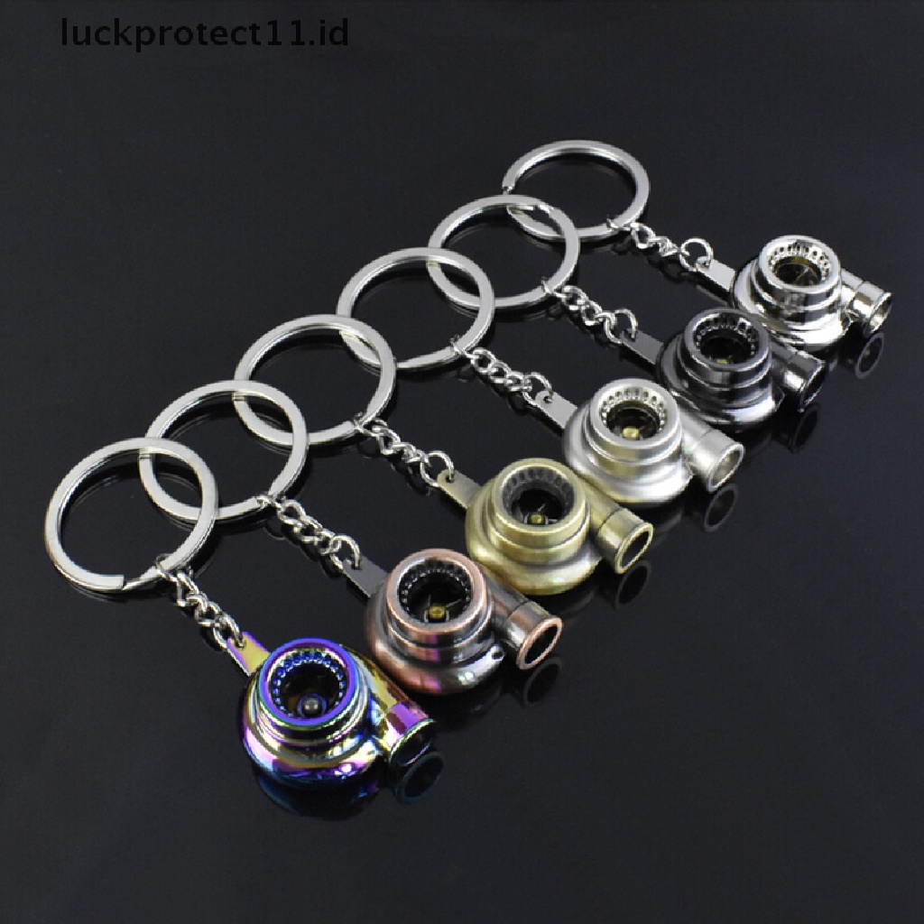 /Fashion Hot// Fashion// Fashion Portable Mini Spinning Turbo Turbine Keyring Gantungan Kunci Aksesoris Hadiah.