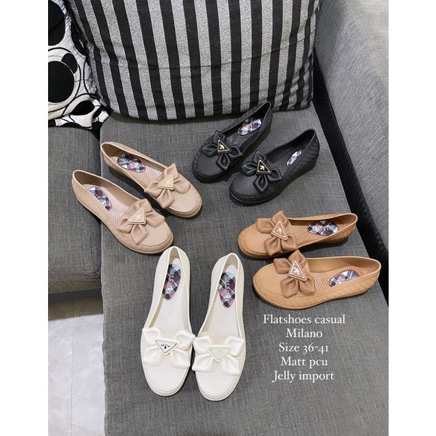 GJAZ FLATSHOES JELLY WANITA CASUAL MILANO