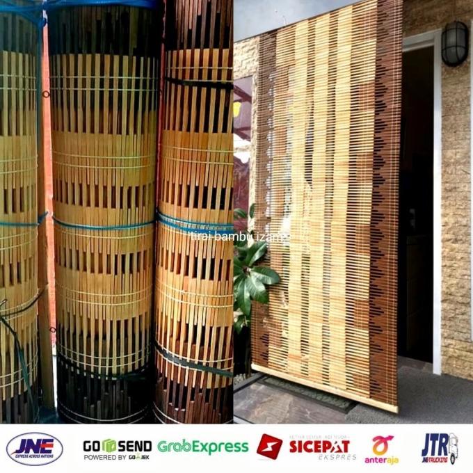 GROSIR TIRAI/GORDEN KAYU,KREY/KERAI/KERE KAYU L 90CM X T 200CM RG6576ER