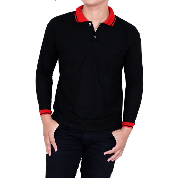 Polo Shirt Pria Lengan Panjang PLS 55