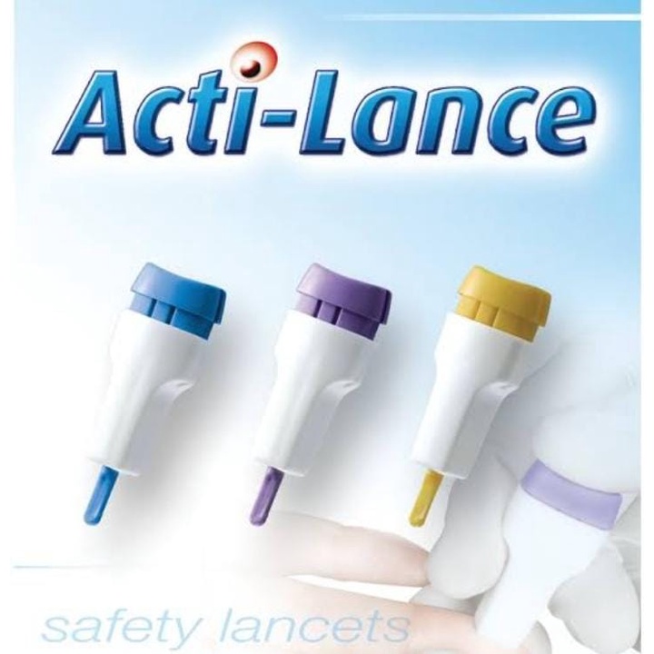 Lancet 28g Blood Jarum Alat Tes Gula Darah Blood Bekam Bukan Accu Check atau Easy Touch Buat Kolesterol Asam Urat