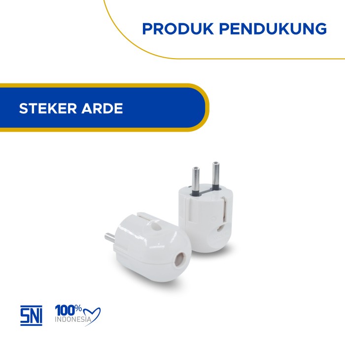 Steker Uticon Arde Colokan Bulat