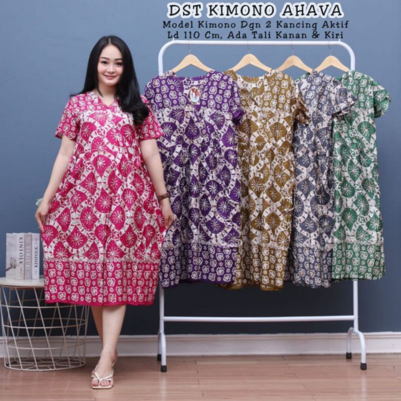 Daster kimono Ahava, bisa COD