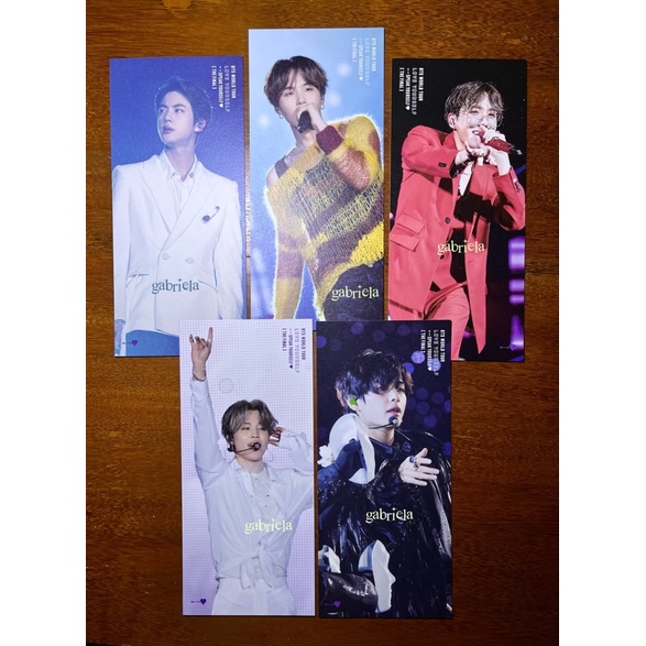 [SET 5 PCs] Bookmark Speak Yourself The Final Seoul Concert 2019 BTS | Official BM Love Yourself SYS