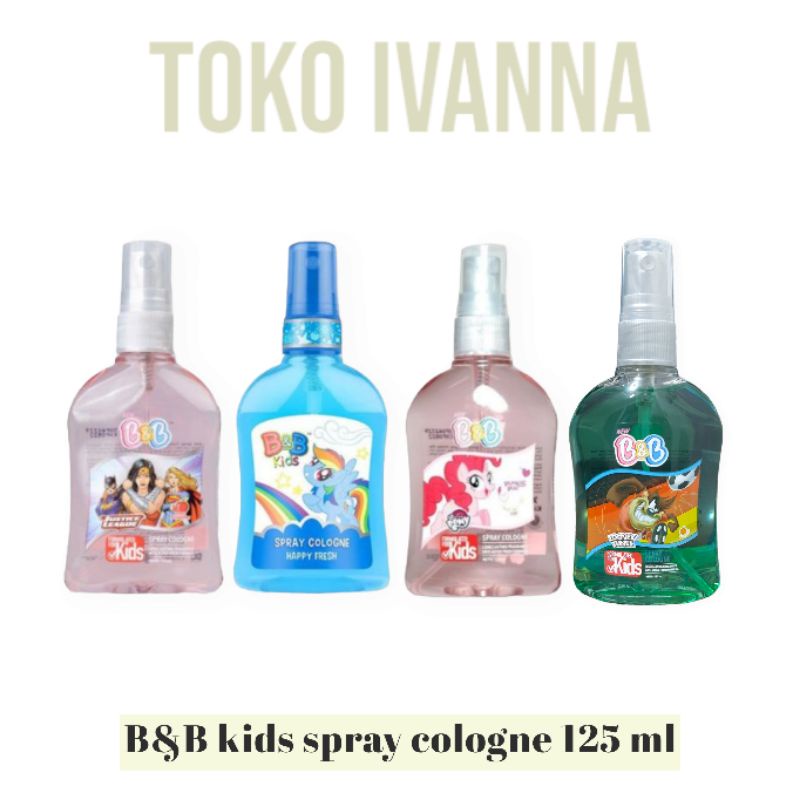 Jual B&B Kids Spray Cologne All Variant 125mL | Shopee Indonesia