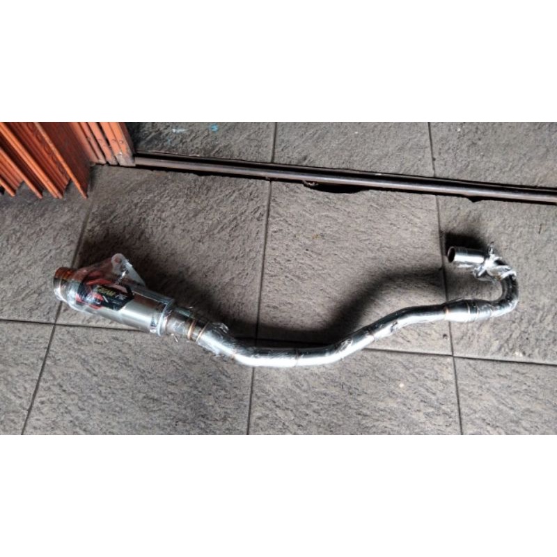 Knalpot Creampie Original Jogja Honda Crf 150 Tipe Cp3 New  Kolong Atas Stainless original racing jo