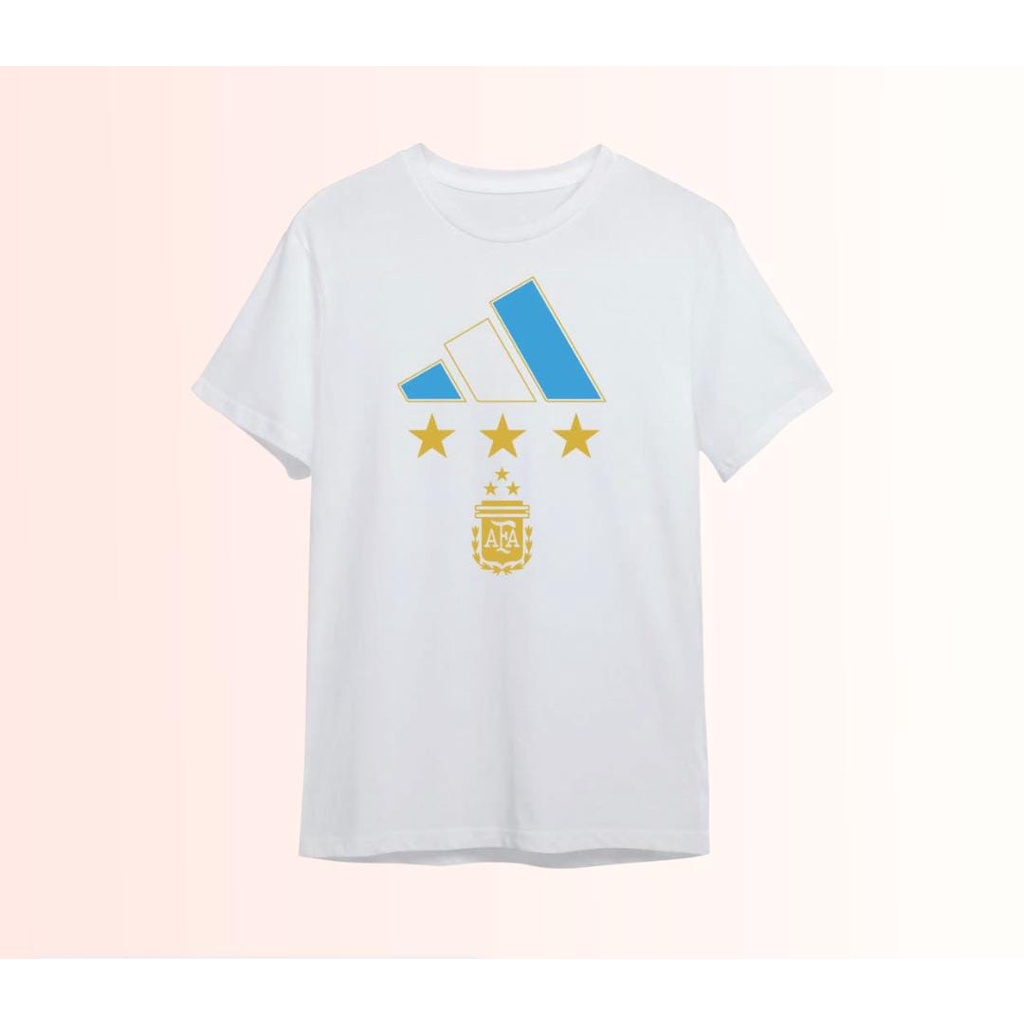 Kaos Argentina Juara Piala Dunia 2022 Tshirt Ceremony