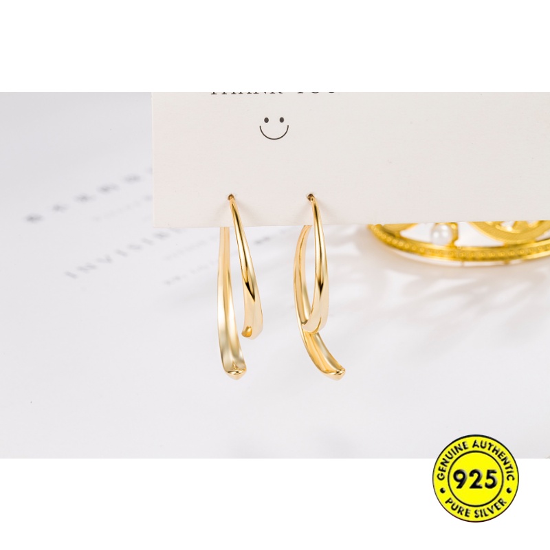 Anting Unik Model Silang Satu Untuk Wanita Dual-Wear U1419