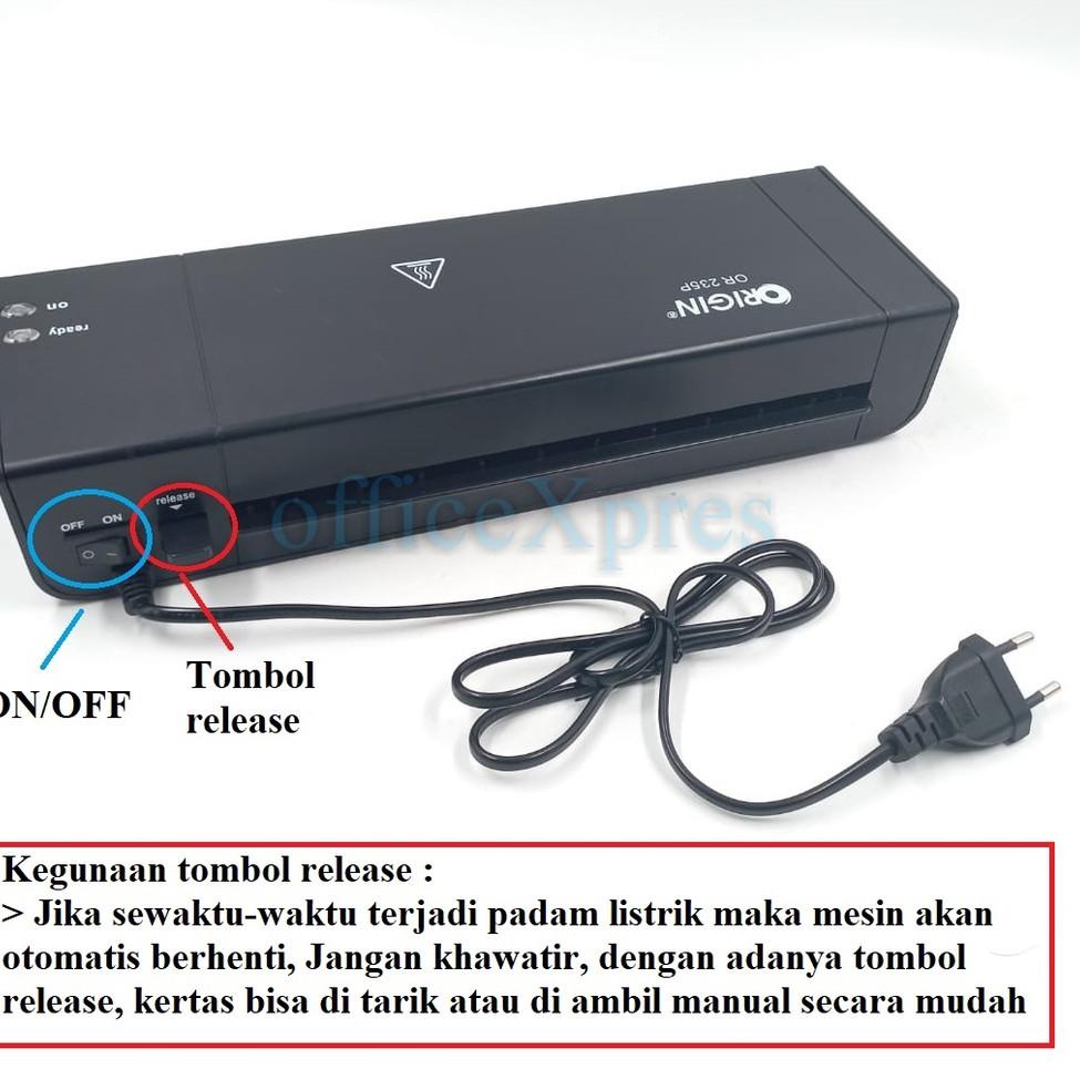 

SIAP KIRIM Mesin Laminating A4 / Laminating F4 / Laminator Machine ID Card OR235P 2788 ィ