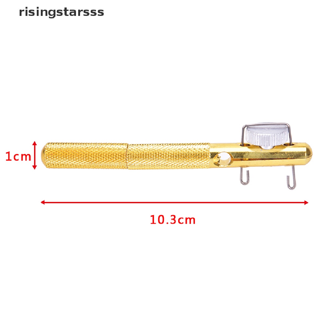 Rsid Span-new Metal Fishing Hook Knotg Tool &amp; Tie Hook Loop Making Device Hooks Remover Jelly