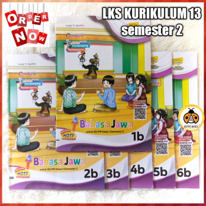 LKS Cemara Bahasa Jawa Kelas 1-6 SD/MI Semester 2 Kurikulum 13 - CV. Putra Nugraha