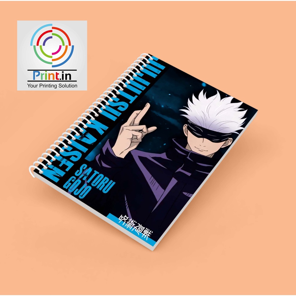 

Notebook Spiral Karakter Anime Jujutsu Kaisen Satoru Hardcover dan Softcover