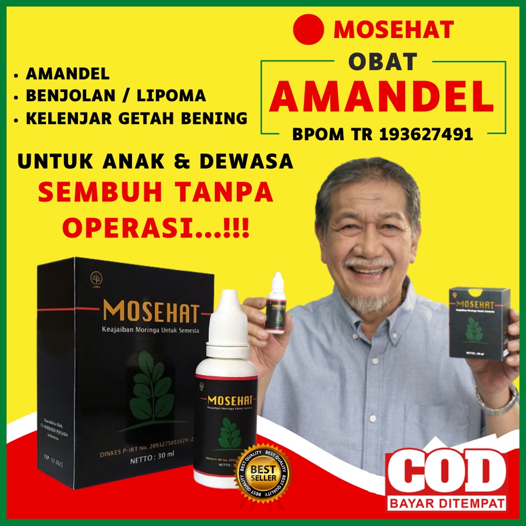 Obat Amandel Paling Ampuh Mosehat 30ml