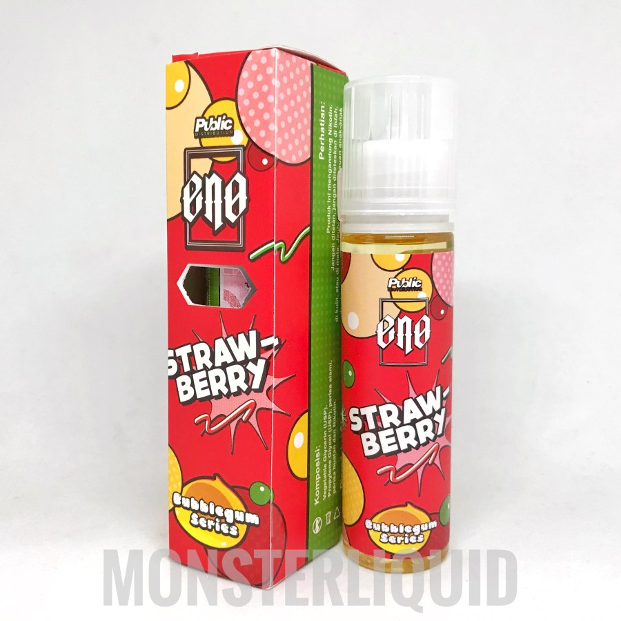 ENO STRAWBERRY BUBBLEGUM SERIES BY PUBLIC 3MG 60ML