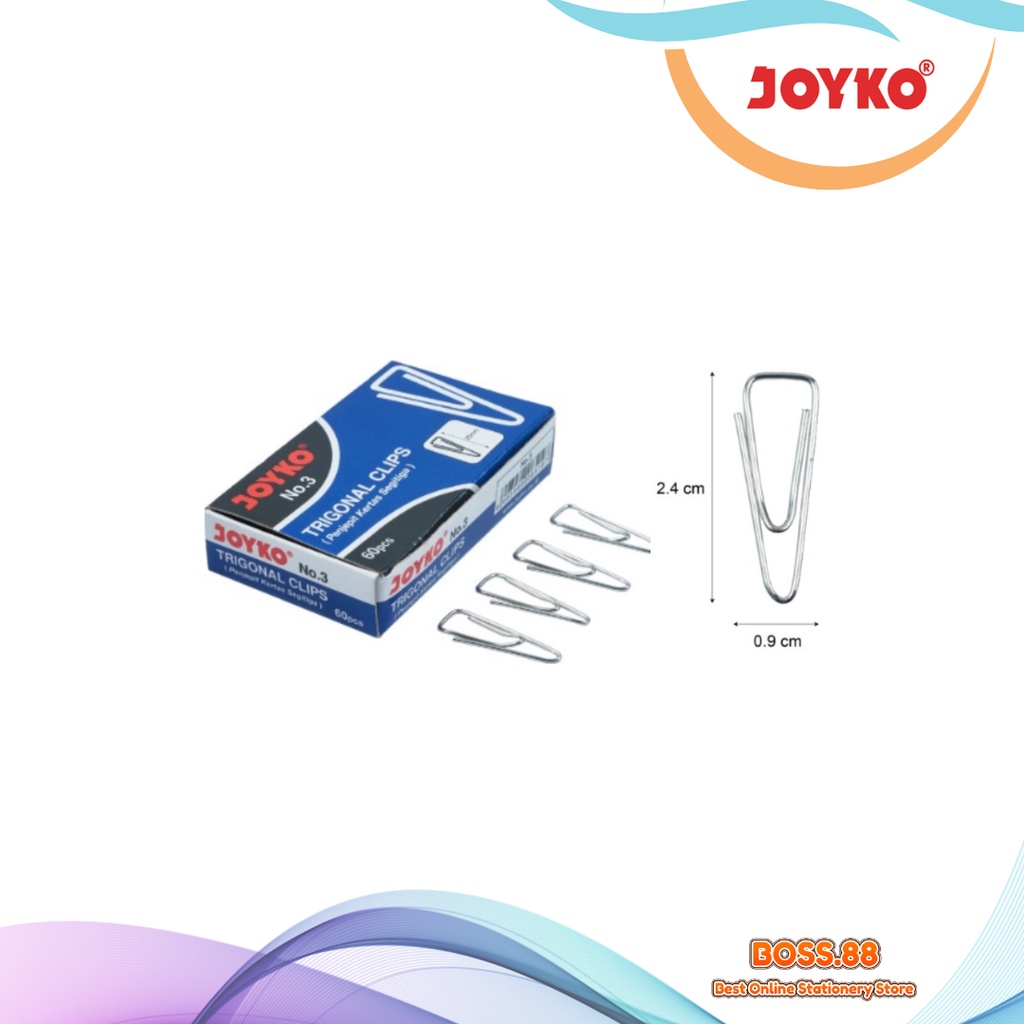 

PAPER CLIP / KLIP KERTAS JOYKO NO 3 KECIL