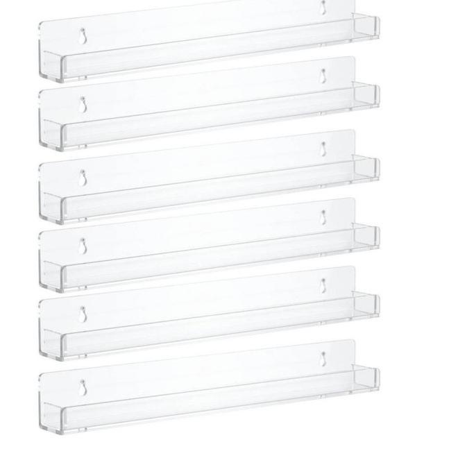 W-91㊛) Akrilik Organizer Kosmetik Botol Kutek Serbaguna - Rak Gantung Acrylic Dinding makeup / make 