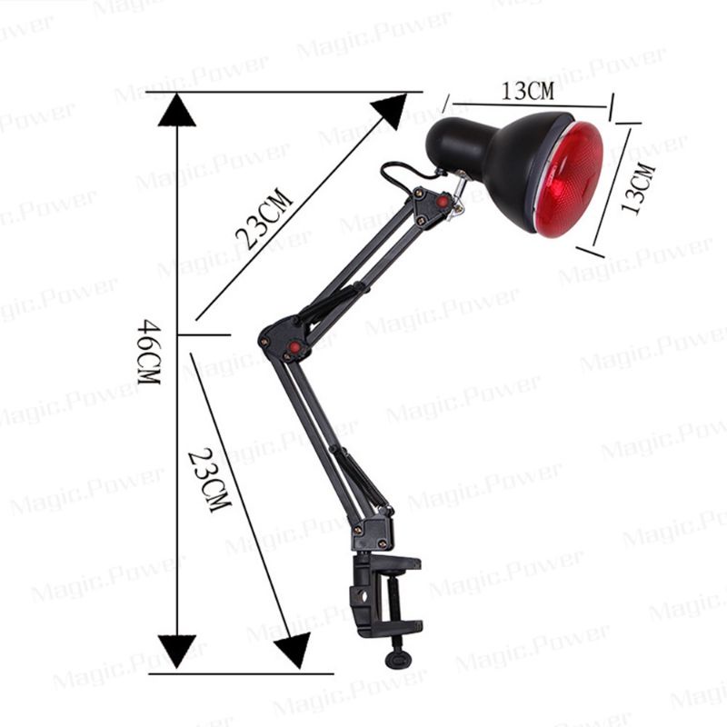 Bohlam Infrared Lampu Infrared Terapi Kesehatan 200 Watt Lampu Penghangat Lampu Merah Pemanas Fisioterapi